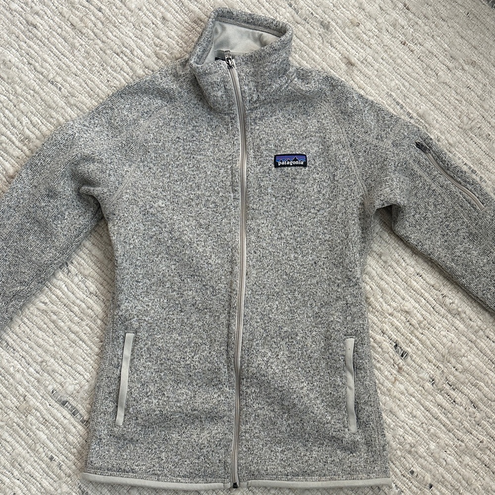 Patagonia Better Sweater,  Heathered Gray Zip-Up Fleece